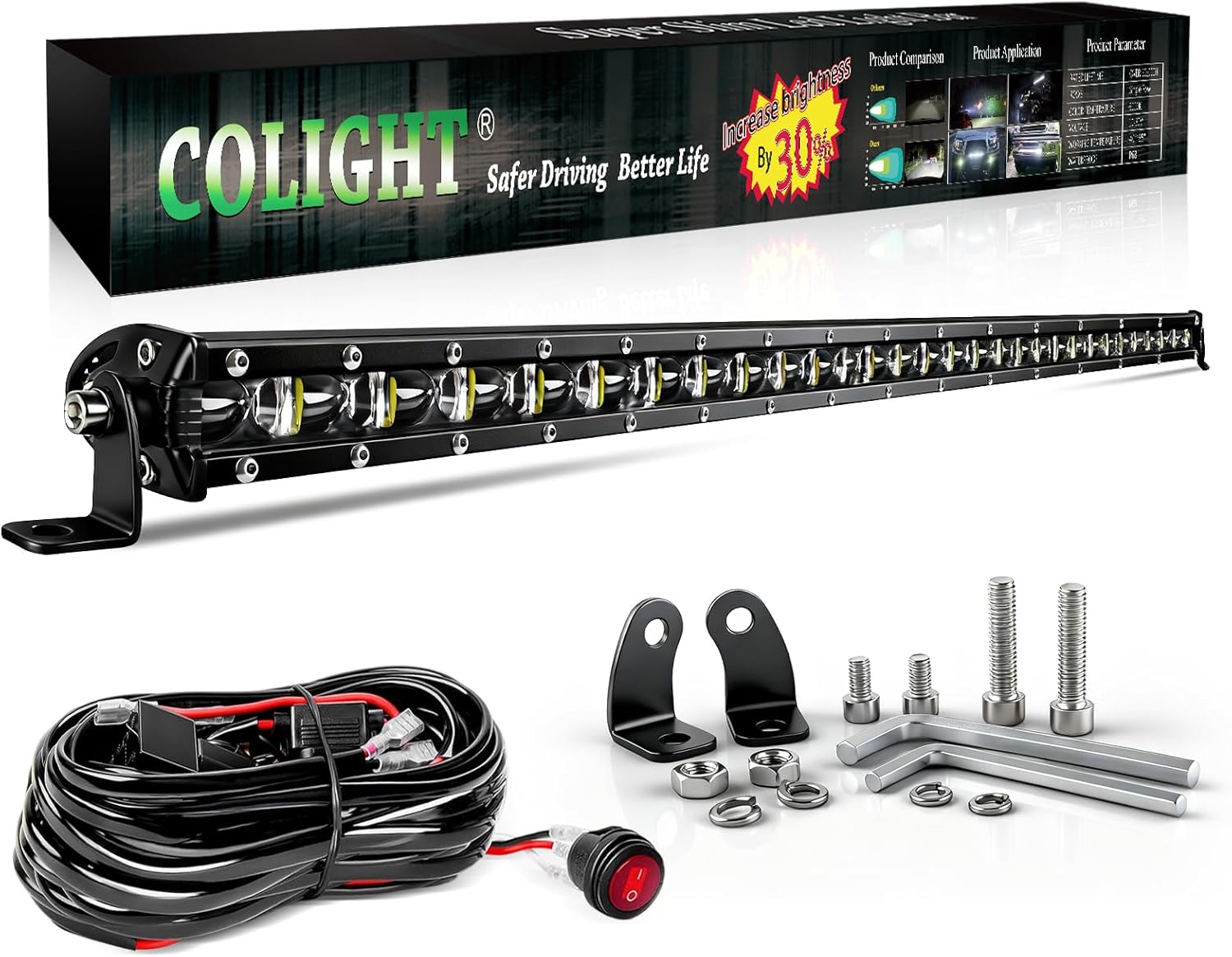CO LIGHT 32 inch Slim LED Light Bar for Off Road Vehicles