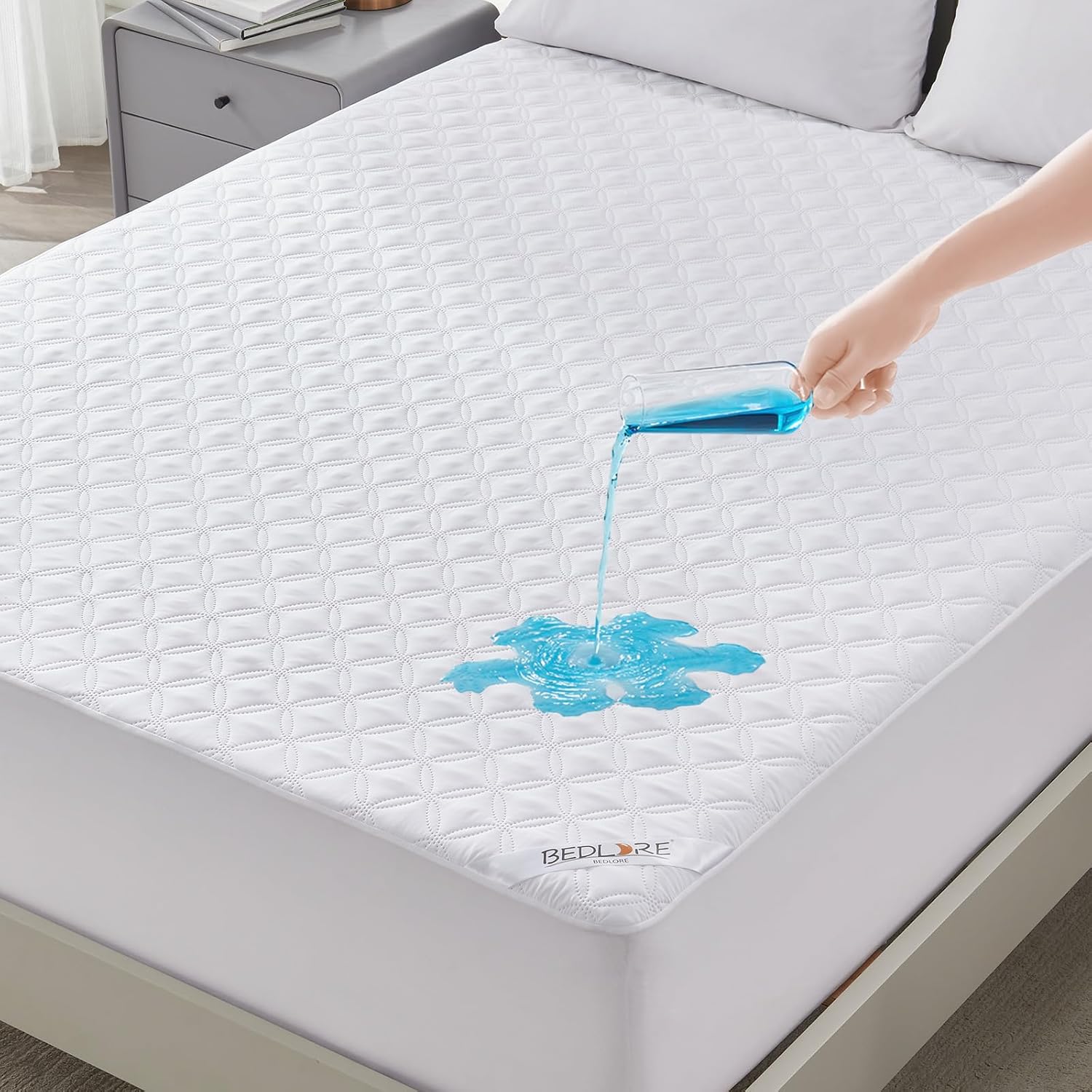 BEDLORE Waterproof Mattress Protector for California King Size