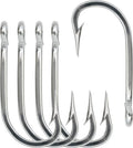 BLUEWING Needle Point Trolling Hooks 5pcs/10pcs - Extra Sharp, Rust