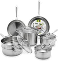 GreenPan 11 Piece Stainless Steel Cookware Set - Induction Ready