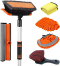 62ft Car Wash Brush with Long Handle - Reach High Roofs Easily