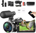 4K Video Camera Camcorder - 48MP 30FPS Vlogging Recorder