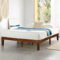 Mellow Naturalista Classic Queen Platform Bed with Wooden Slats