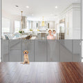 Reinforced 42in Extra Tall x 96in Retractable Pet Gate - No Sagging