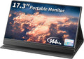 17.3in Portable Laptop Monitor 2.5K 144Hz - Crisp Travel Display
