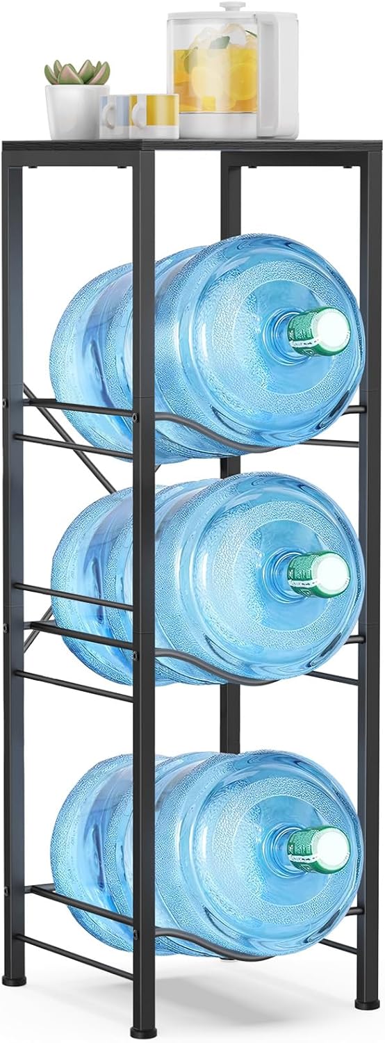 Housolution 3-Tier Water Jug Holder for Kitchen and Office Use