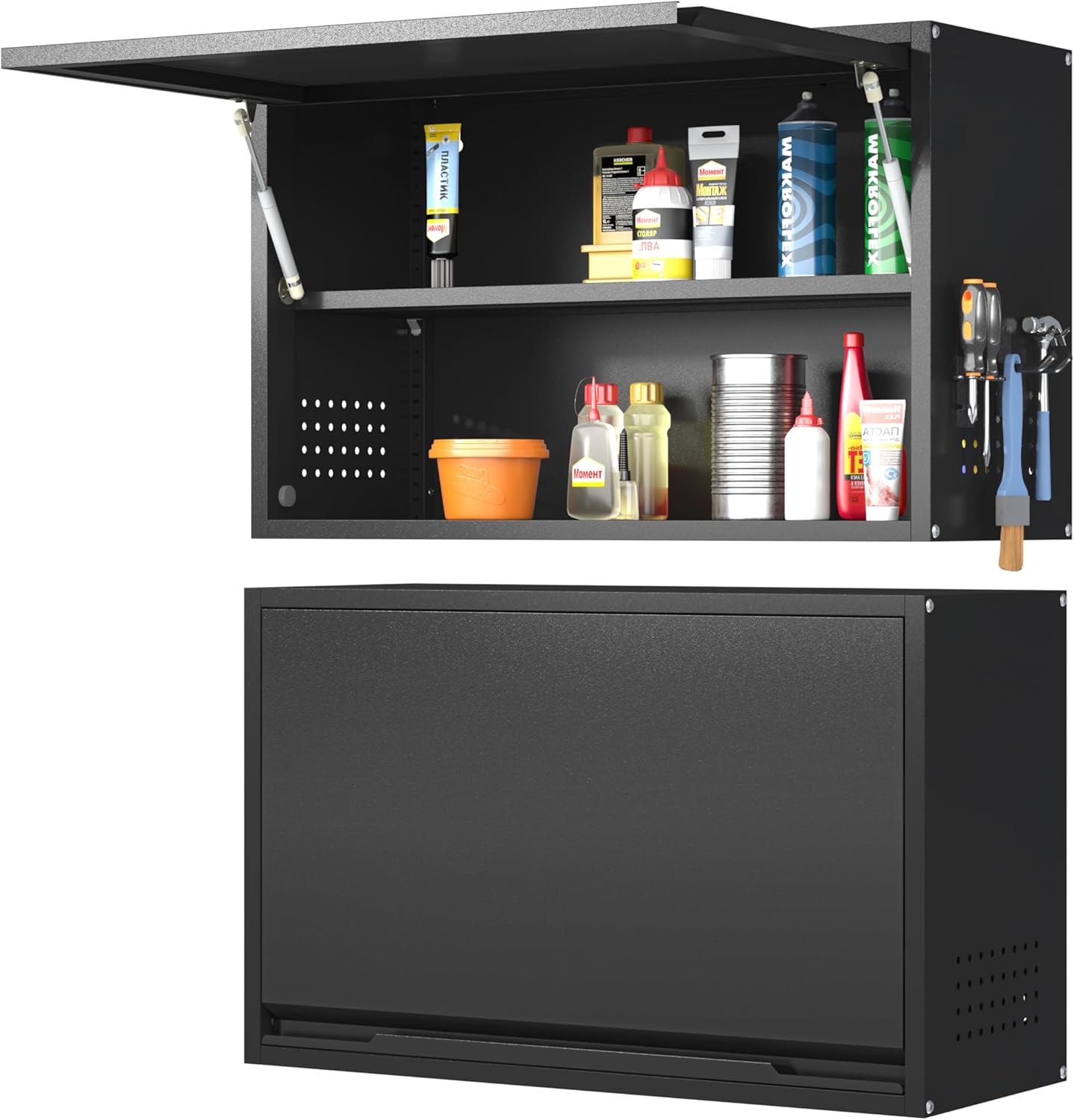 Coolsun Metal Wall Cabinet for Garage and Kitchen Storage Needs