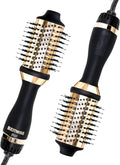 Hair Dryer Brush Oval Barrel for Quick Salon-Quality Results - Compact