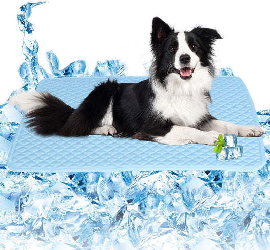 SOMOYA Dogs Cooling Mat for Large Dogs and Cats - Washable Comfort