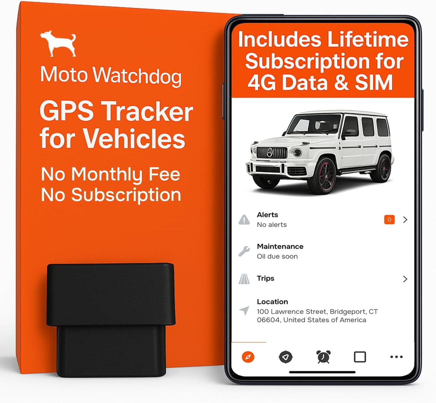 GPS Tracker for Vehicles with No Monthly Fee and Alerts