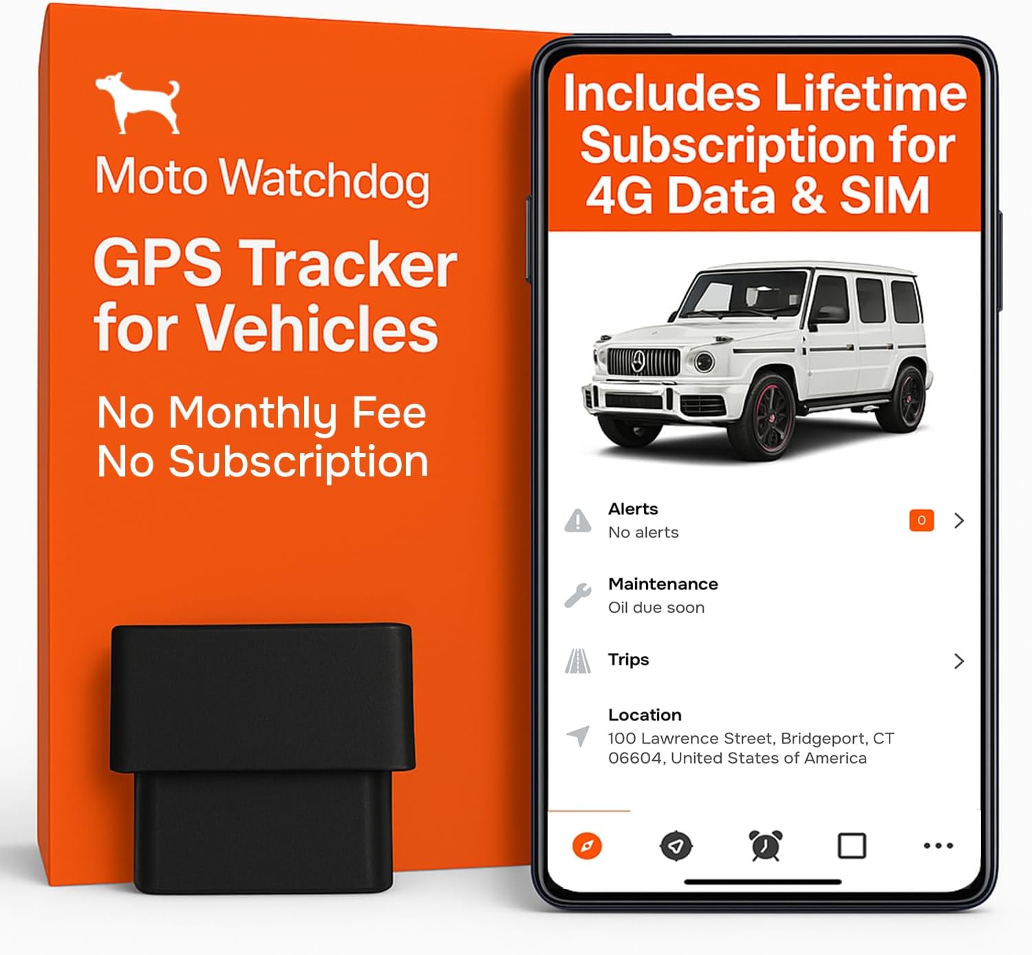 GPS Tracker for Vehicles with No Monthly Fee and Alerts