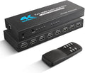 NEWCARE 7x1 HDMI Switcher for 4K@60Hz Gaming and Streaming