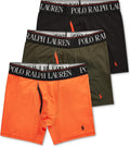 POLO RALPH LAUREN Men's 4d Flex Cooling Microfiber Boxer Brief 3-Pack