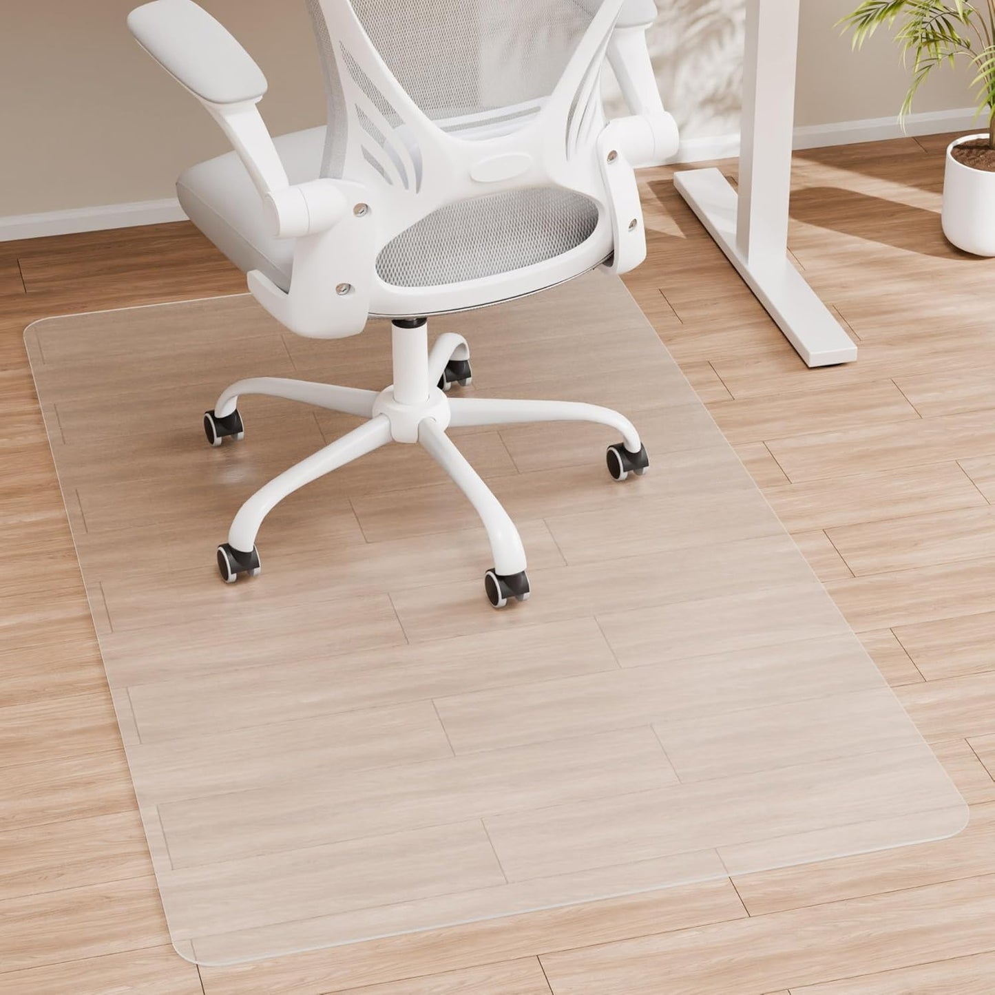 Office Chair Mat for Hardwood Floor, 60in x 36in Clear Mat