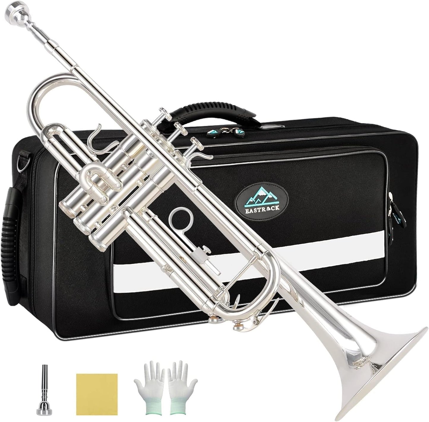 EASTROCK Bb Trumpet Standard Set with Case and Accessories