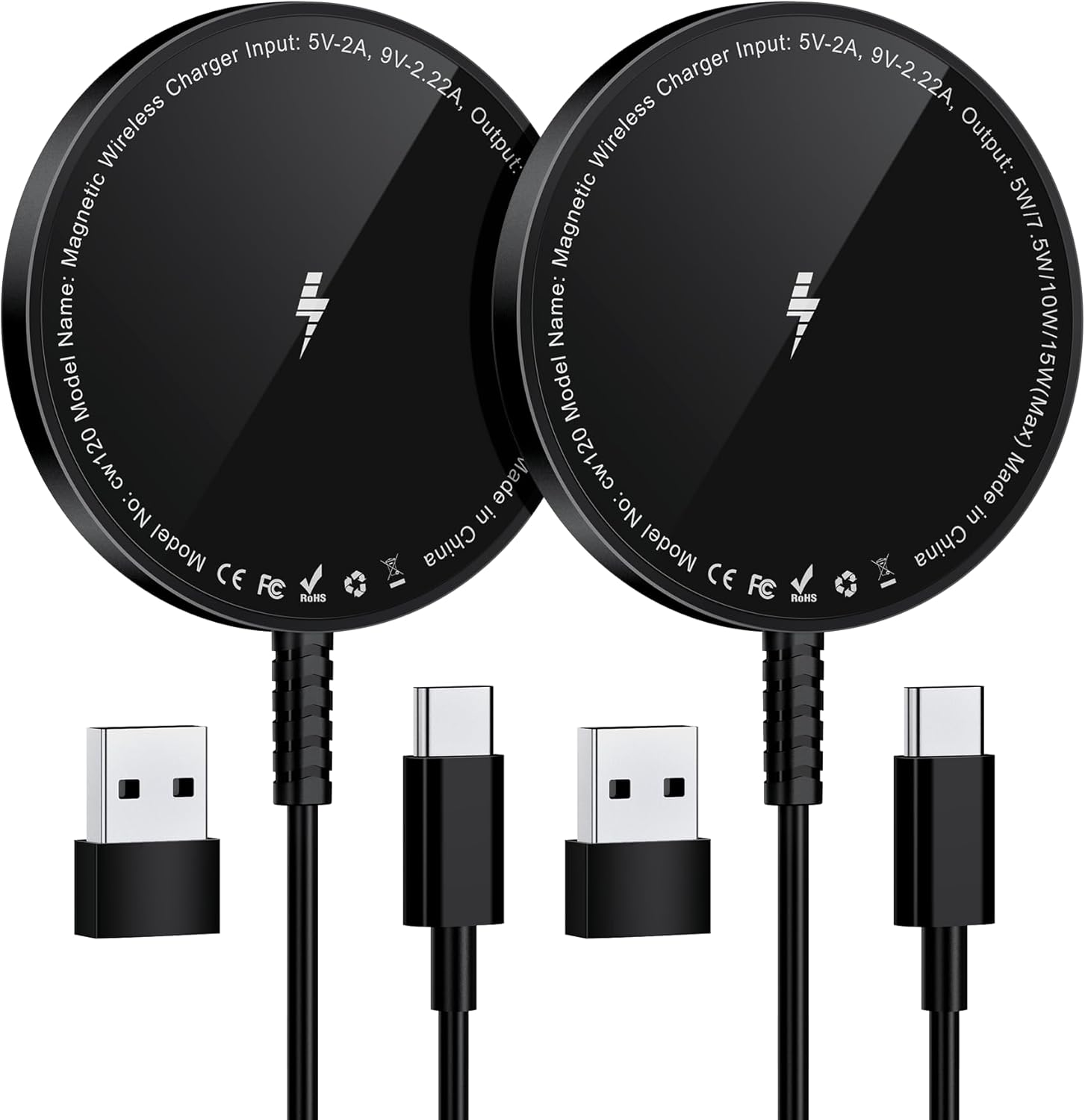 Fast Charge 2 Pack: Bohuma Mag Safe Wireless Charger!