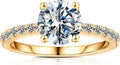 1.5CT Moissanite Engagement Ring D Color VVS1 - Brilliant Solitaire
