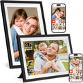 2 Pack Frameo 10.1 in WiFi Digital Picture Frame - Large 64GB Storage