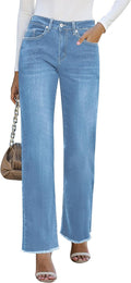 GRAPENT Straight Leg Jeans for Women: Stylish Comfort
