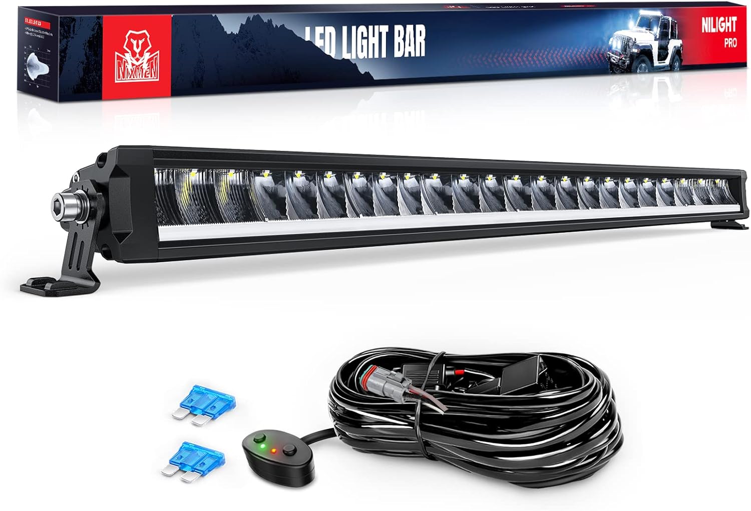 Nilight 40.3 Inch Slim LED Light Bar for Offroad Vehicles