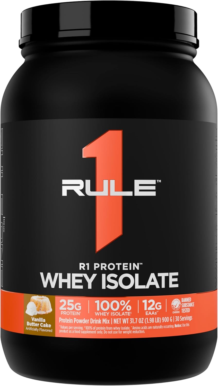 R1 Protein Whey Isolate - 25g Protein for Workout Recovery