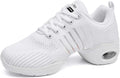 Women's Jazz Shoes Lace-up Sneakers - Breathable Air Cushion Dance