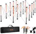 Portable Folding Workstand 8.05 x 4.13 ft - Heavy Duty Collapsible