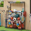 Large Sports Equipment Organizer Ball Rack - Vertical Garage Storage