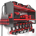 Power Tool Organizer with Charging Station Wall Mount - Heavy Duty