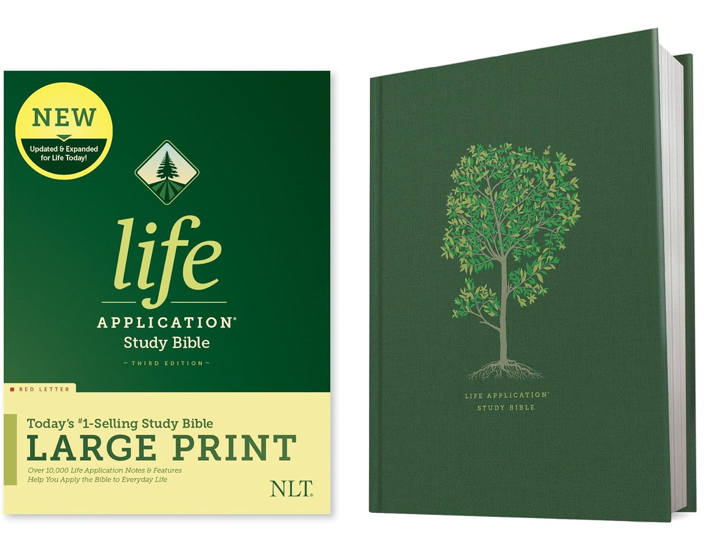 Tyndale NLT Life Application Study Bible for Enhanced Readability