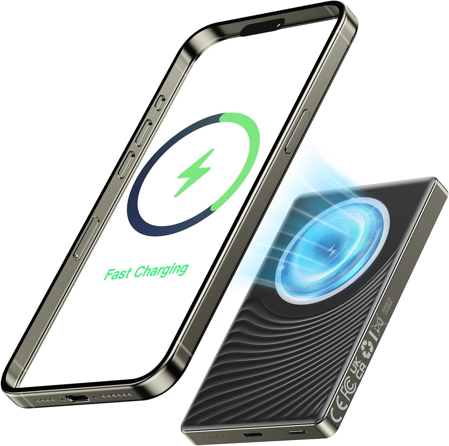 Ultra Slim Magnetic iPhone Power Bank