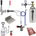 Transform Any Space with Chrome 1-Tap Kegerator Kit by Kegco