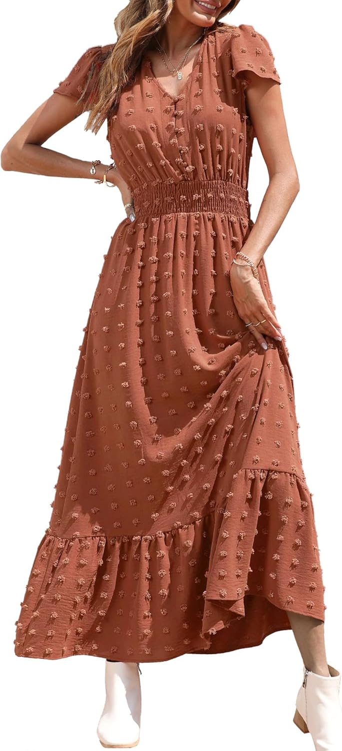 PRETTYGARDEN Womens Dresses 2025 Summer Maxi Dress for Style