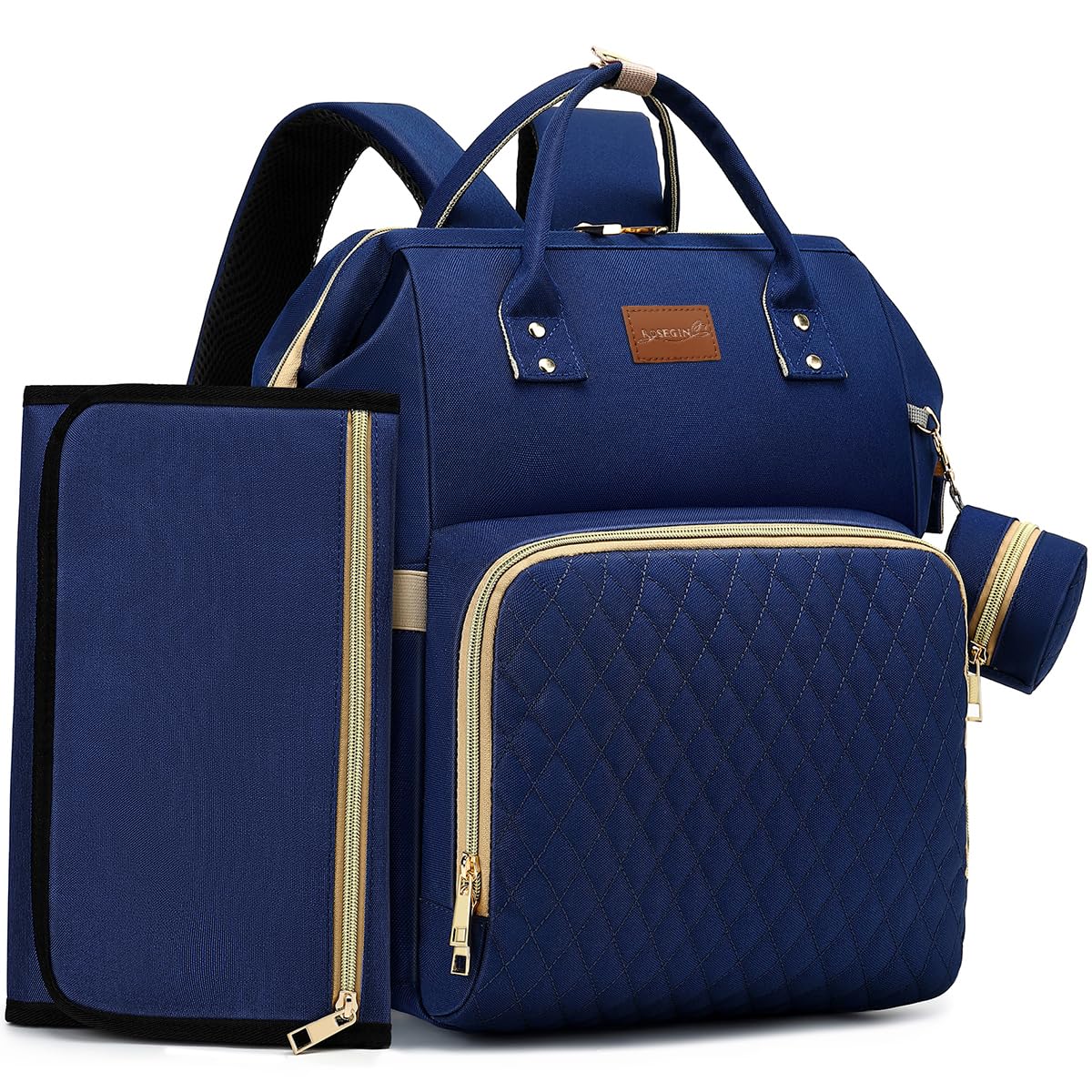Diaper Bag Backpack with Changing Pad - Stylish and Spacious