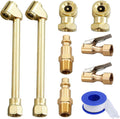 2-Way Connection Air Chuck Set - Durable 9PCS Tire Chuck Kit