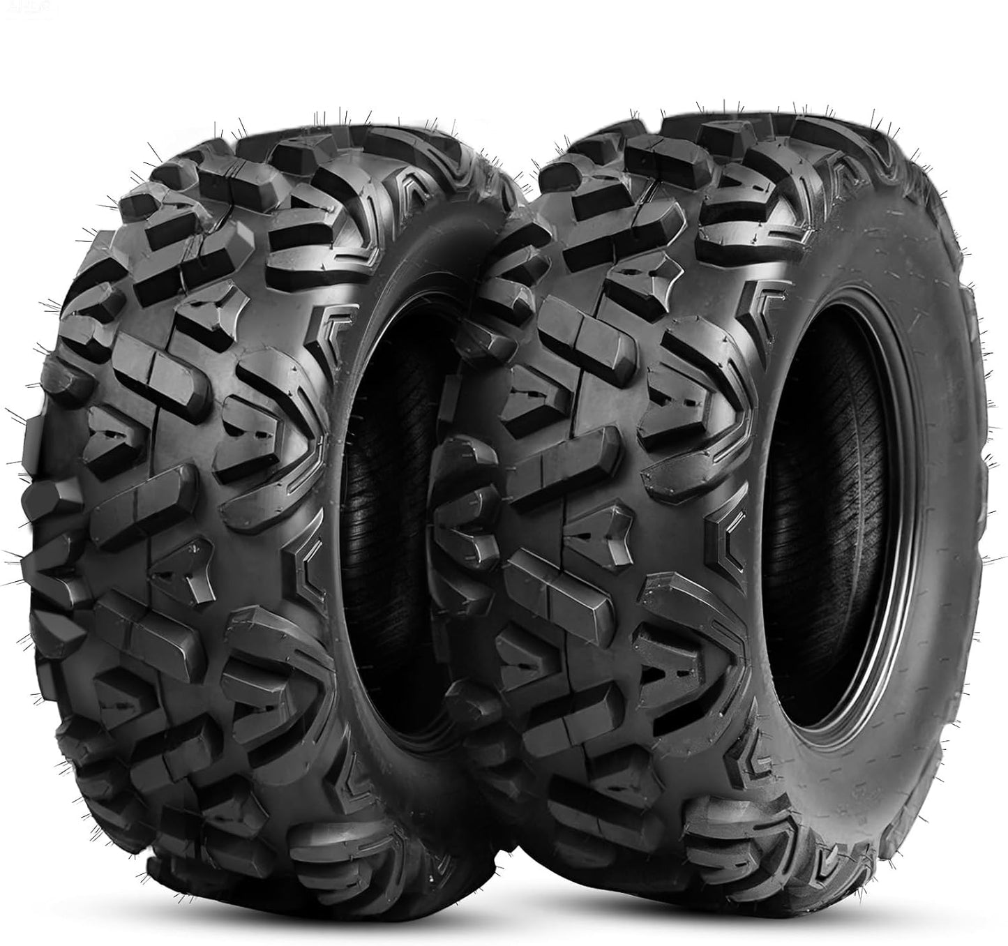 2Pcs 25x8-12 ATV Quad Tires for All-Terrain Off-Road Adventures