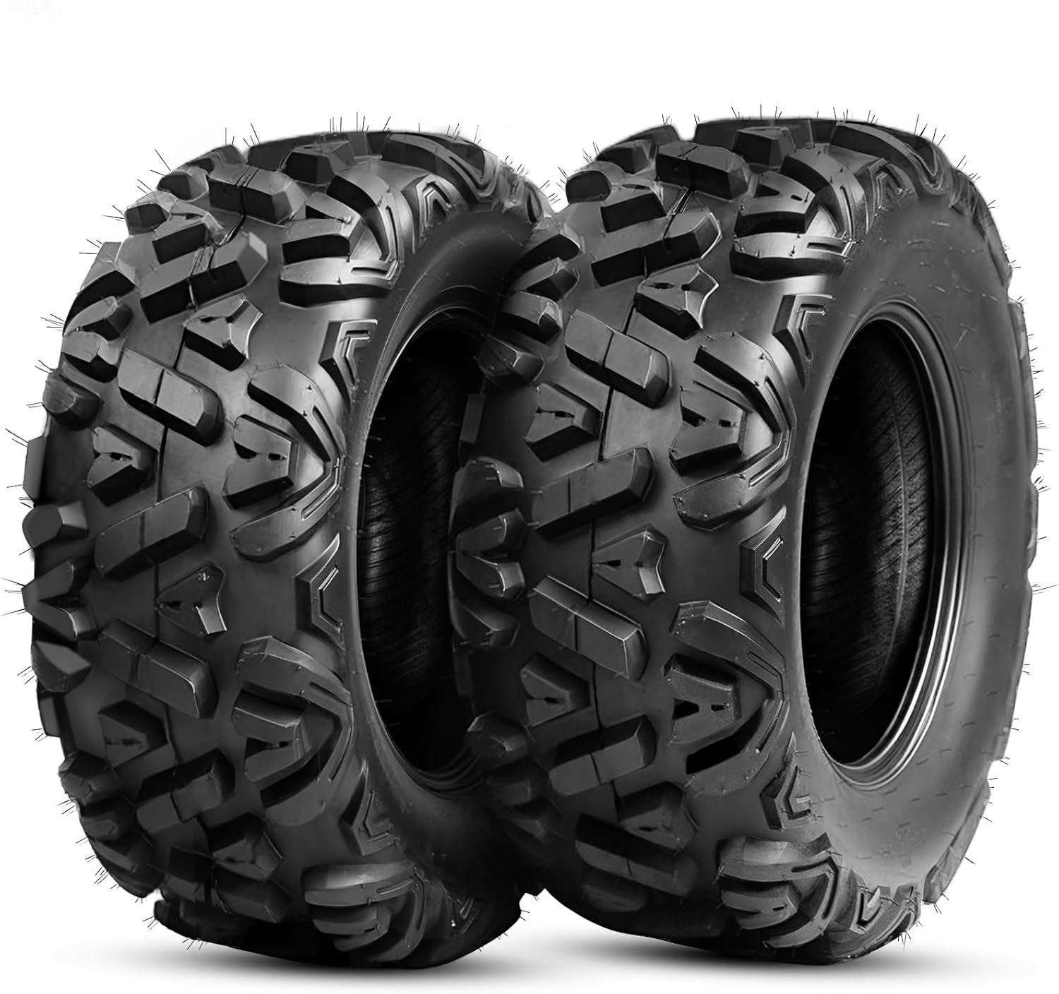 2Pcs 25x8-12 ATV Quad Tires for All-Terrain Off-Road Adventures