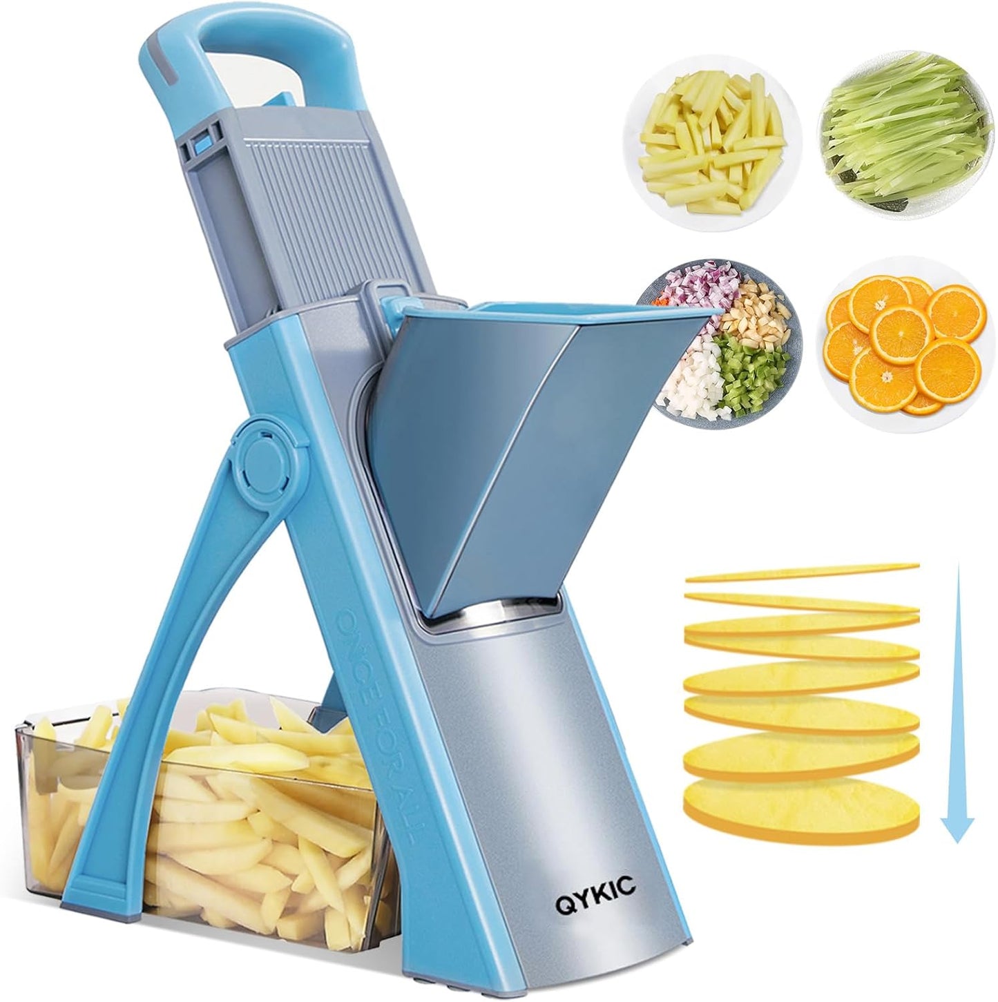 Upgrade Safe Mandoline Slicer for Kitchen and Meal Prep