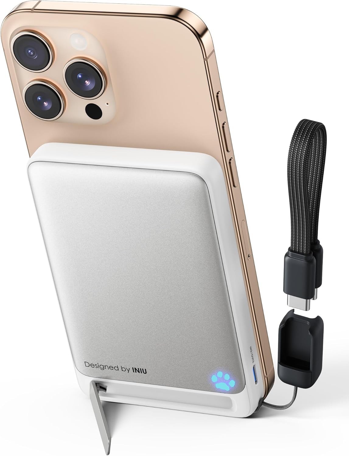 INIU Magnetic Portable Charger: Ultra Slim 10000mAh Power Bank