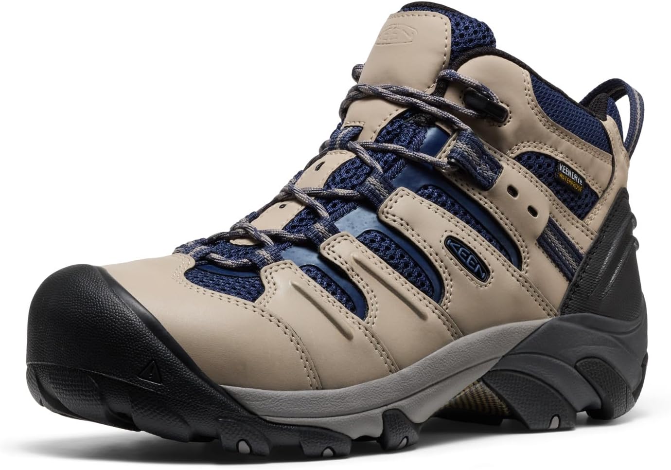 KEEN Utility Men's Lansing Mid Steel Toe Waterproof Work Boots