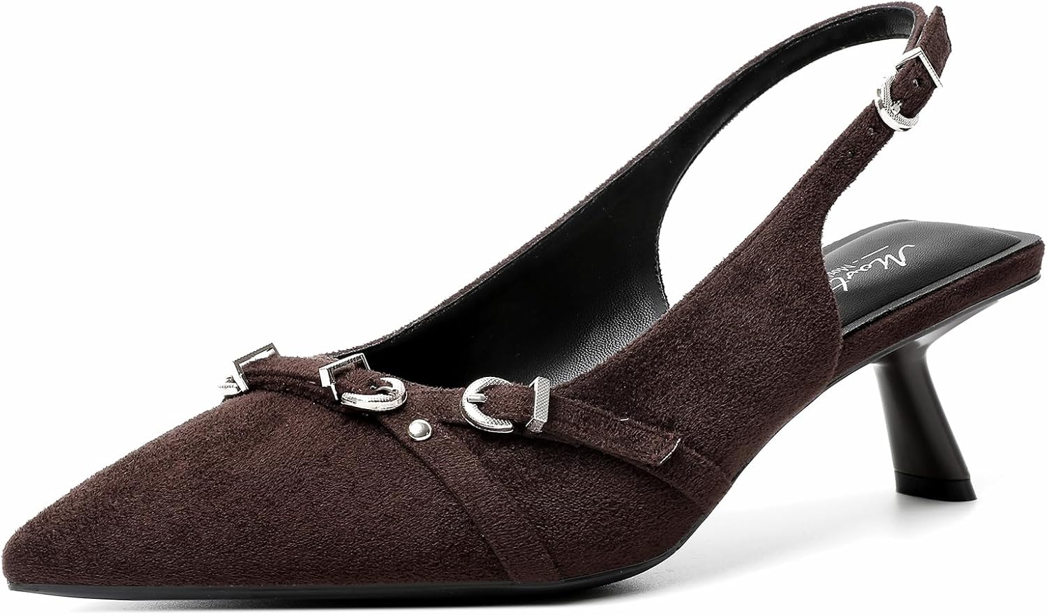 Mostrin Kitten Heels for Women Stylish Pointed Toe Pumps