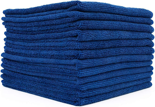 Commercial-Grade Microfiber Cleaning Towels - Highly Absorbent & Lint-Free