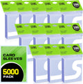 5000ct Card Sleeves Clear Penny Sleeves for Trading Cards - Value Pack