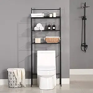 MallBoo Toilet Storage Rack: 3-Tier Over-The-Toilet Spacesaver