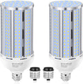 2 Pack 120W Corn LED Light Bulb Fanless 5000K Daylight - Super Bright