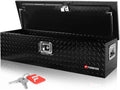 FORWODE 39 in Truck Bed Tool Box - Heavy Duty Aluminum Storage