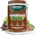 Organic Superfood Chocolate Greens+ Powder - Energy Boost