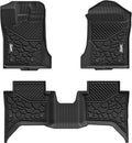 3W Floor Mats Fit for Ford Ranger SuperCrew 2024-2025 - All-Weather