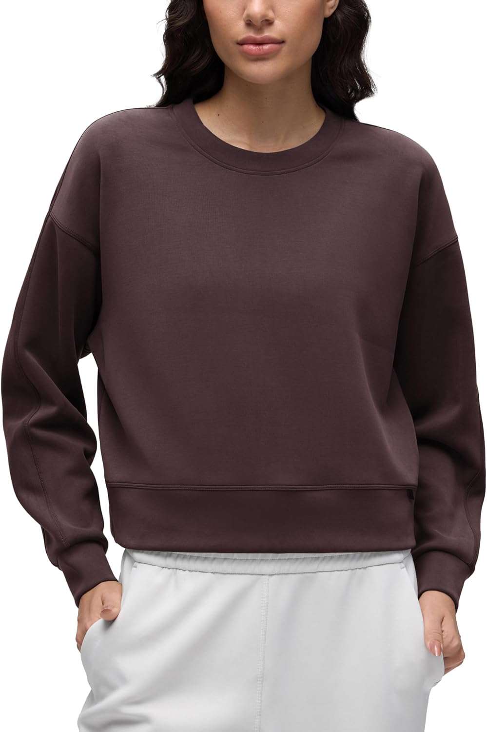 CRZ YOGA SoftAura Pullover Sweatshirt for Women - Cozy Style