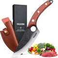 Huusk Viking Japanese Meat Cleaver - High Carbon Steel Knife